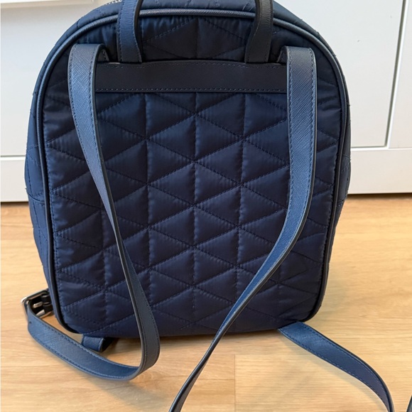 Kate Spade Navy Quilted Backpack - Picture 3 of 4